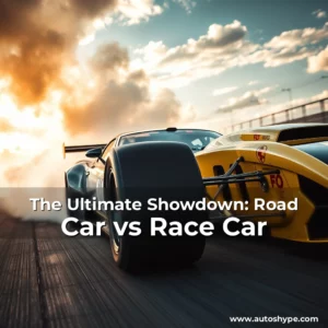 Artistic representation for The Ultimate Showdown: Road Car vs Race Car