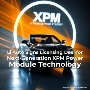 Artistic representation for Li Auto Signs Licensing Deal for Next-Generation XPM Power Module Technology