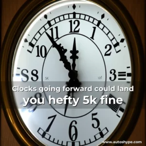 Artistic representation for Clocks going forward could land you hefty 5k fine
