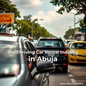 Artistic representation for The Thriving Car Rental Industry in Abuja
