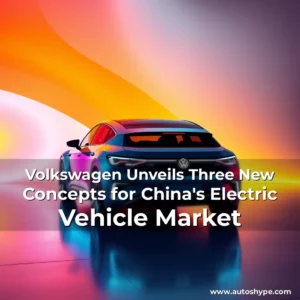 Artistic representation for Volkswagen Unveils Three New Concepts for China's Electric Vehicle Market
