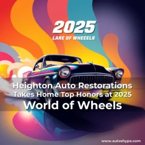 Artistic representation for Heighton Auto Restorations Takes Home Top Honors at 2025 World of Wheels
