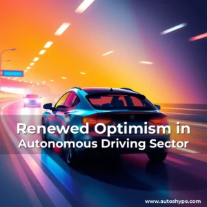 Artistic representation for Renewed Optimism in Autonomous Driving Sector