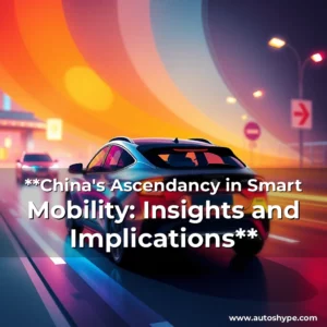 Artistic representation for **China's Ascendancy in Smart Mobility: Insights and Implications**