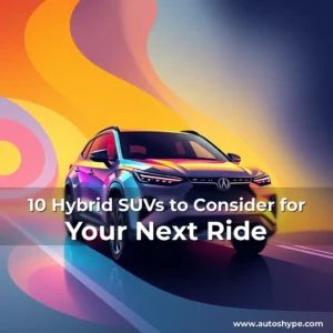 Artistic representation for 10 Hybrid SUVs to Consider for Your Next Ride