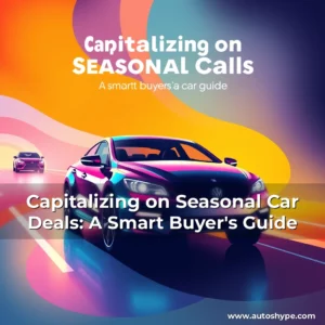Artistic representation for Capitalizing on Seasonal Car Deals: A Smart Buyer's Guide