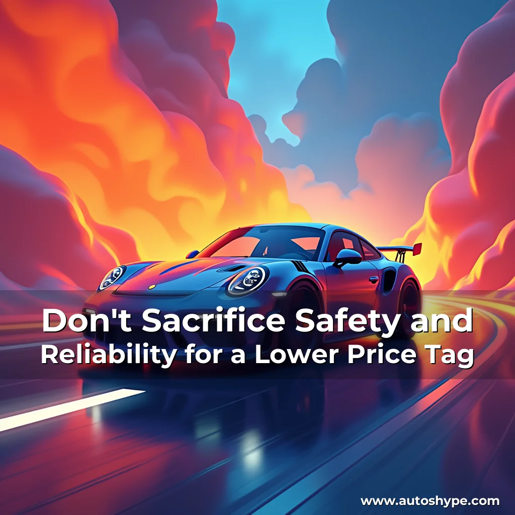 Artistic representation for Don't Sacrifice Safety and Reliability for a Lower Price Tag