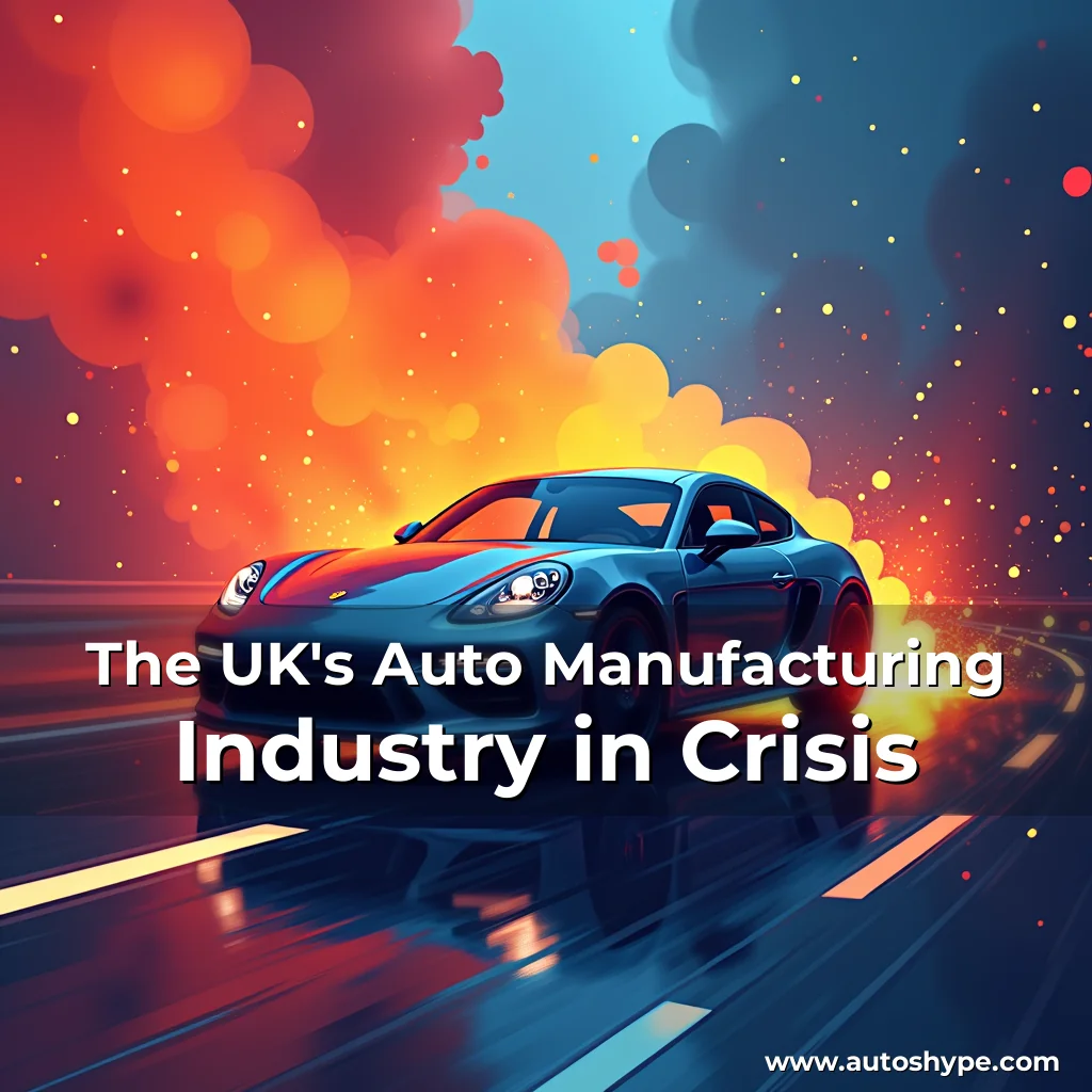 Artistic representation for The UK's Auto Manufacturing Industry in Crisis