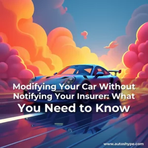 Artistic representation for Modifying Your Car Without Notifying Your Insurer: What You Need to Know