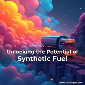 Artistic representation for Unlocking the Potential of Synthetic Fuel