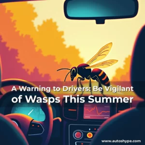 Artistic representation for A Warning to Drivers: Be Vigilant of Wasps This Summer