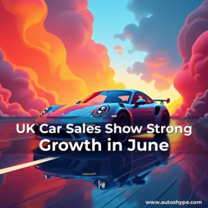 Artistic representation for UK Car Sales Show Strong Growth in June
