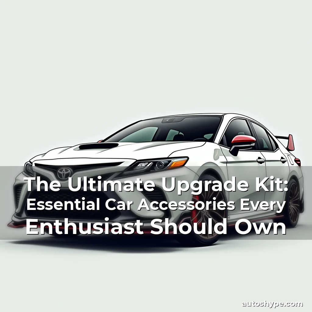 Artistic representation for The Ultimate Upgrade Kit: Essential Car Accessories Every Enthusiast Should Own