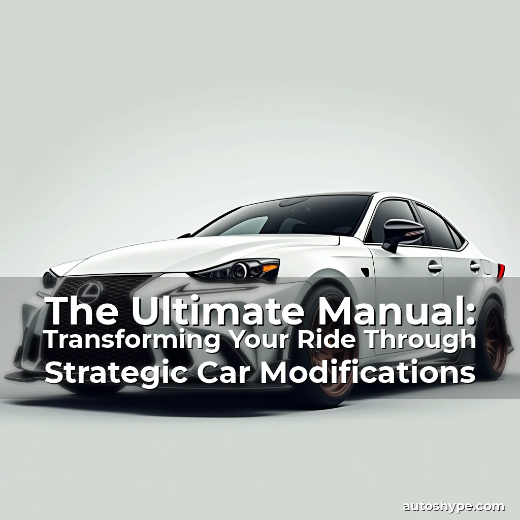Artistic representation for The Ultimate Manual: Transforming Your Ride Through Strategic Car Modifications