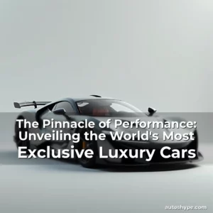 Artistic representation for The Pinnacle of Performance: Unveiling the World's Most Exclusive Luxury Cars