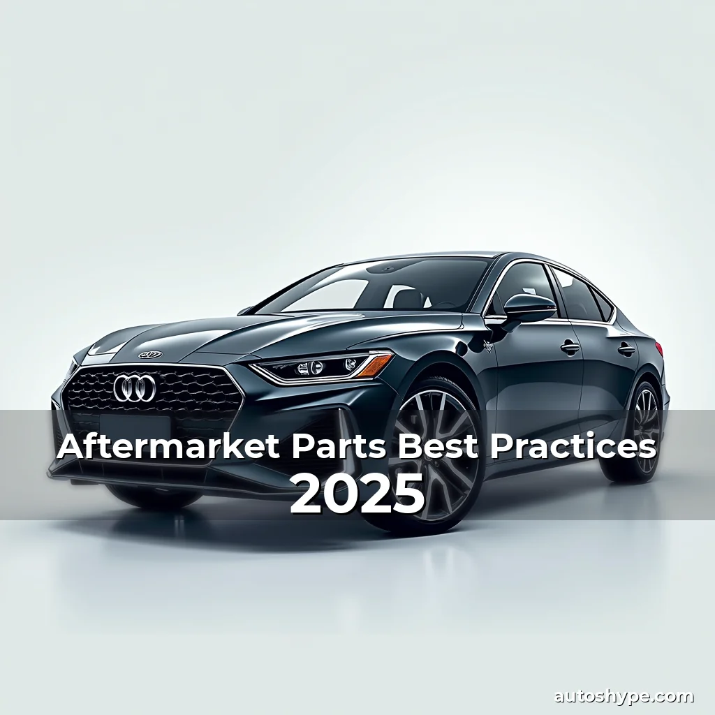 Artistic representation for Aftermarket Parts Best Practices 2025