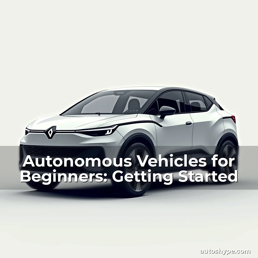 Artistic representation for Autonomous Vehicles for Beginners: Getting Started