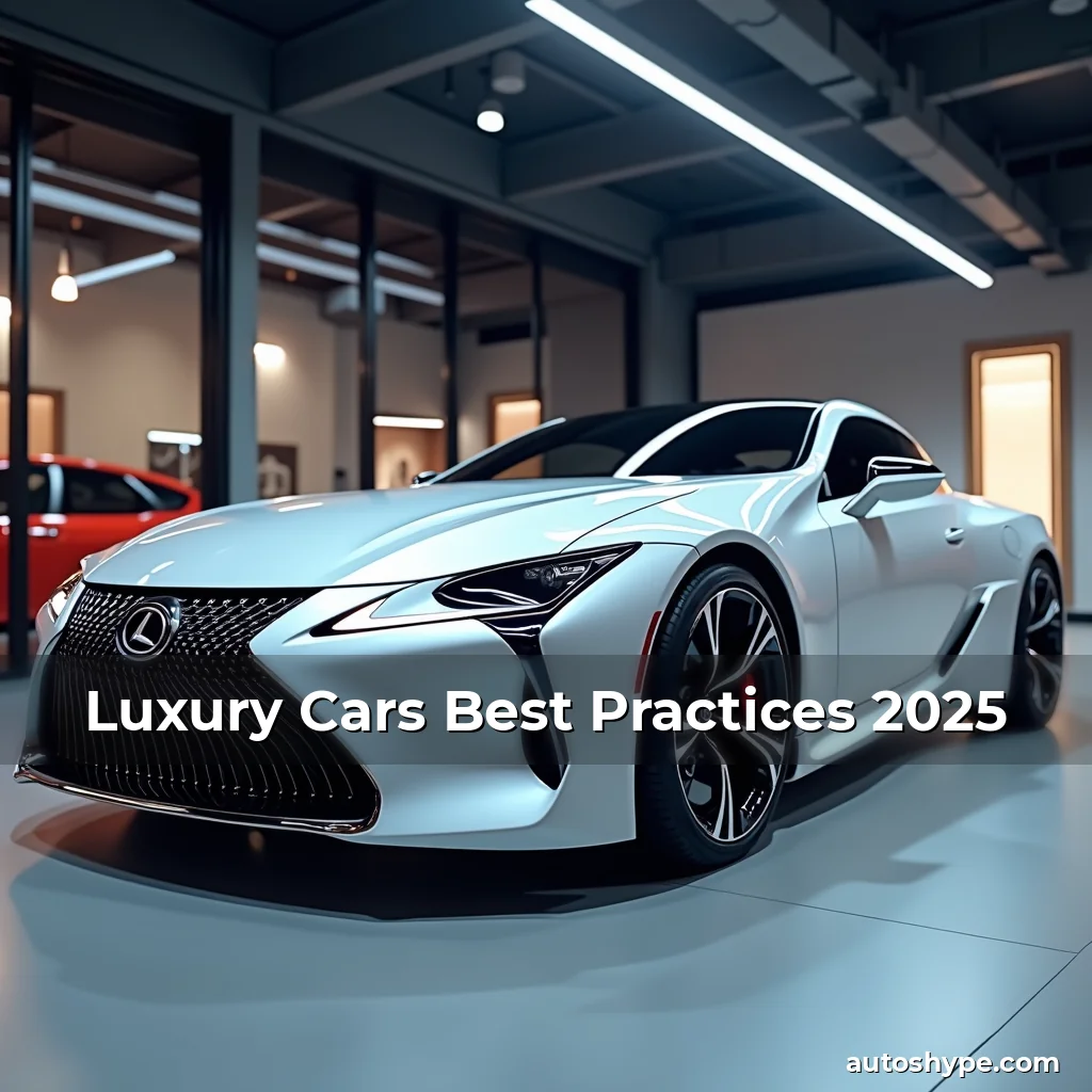 Artistic representation for Luxury Cars Best Practices 2025