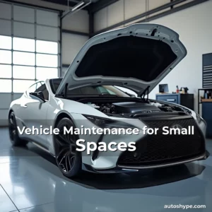 Artistic representation for Vehicle Maintenance for Small Spaces