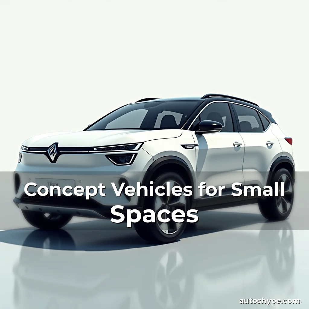 Artistic representation for Concept Vehicles for Small Spaces
