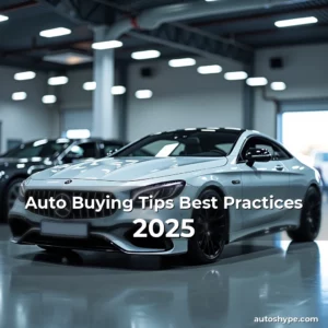 Artistic representation for Auto Buying Tips Best Practices 2025
