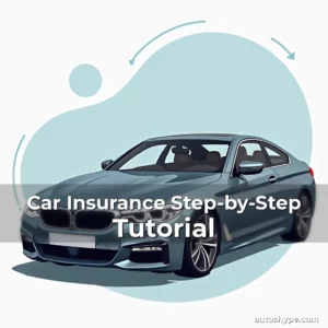 Artistic representation for Car Insurance Step-by-Step Tutorial