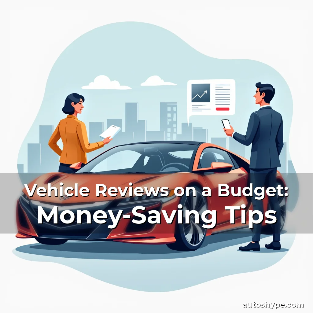 Artistic representation for Vehicle Reviews on a Budget: Money-Saving Tips