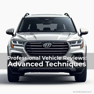Artistic representation for Professional Vehicle Reviews: Advanced Techniques