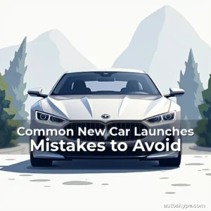 Artistic representation for Common New Car Launches Mistakes to Avoid