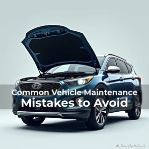 Artistic representation for Common Vehicle Maintenance Mistakes to Avoid