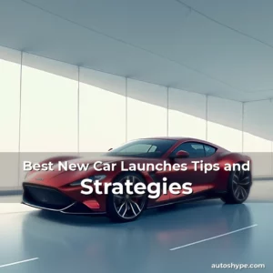 Artistic representation for Best New Car Launches Tips and Strategies