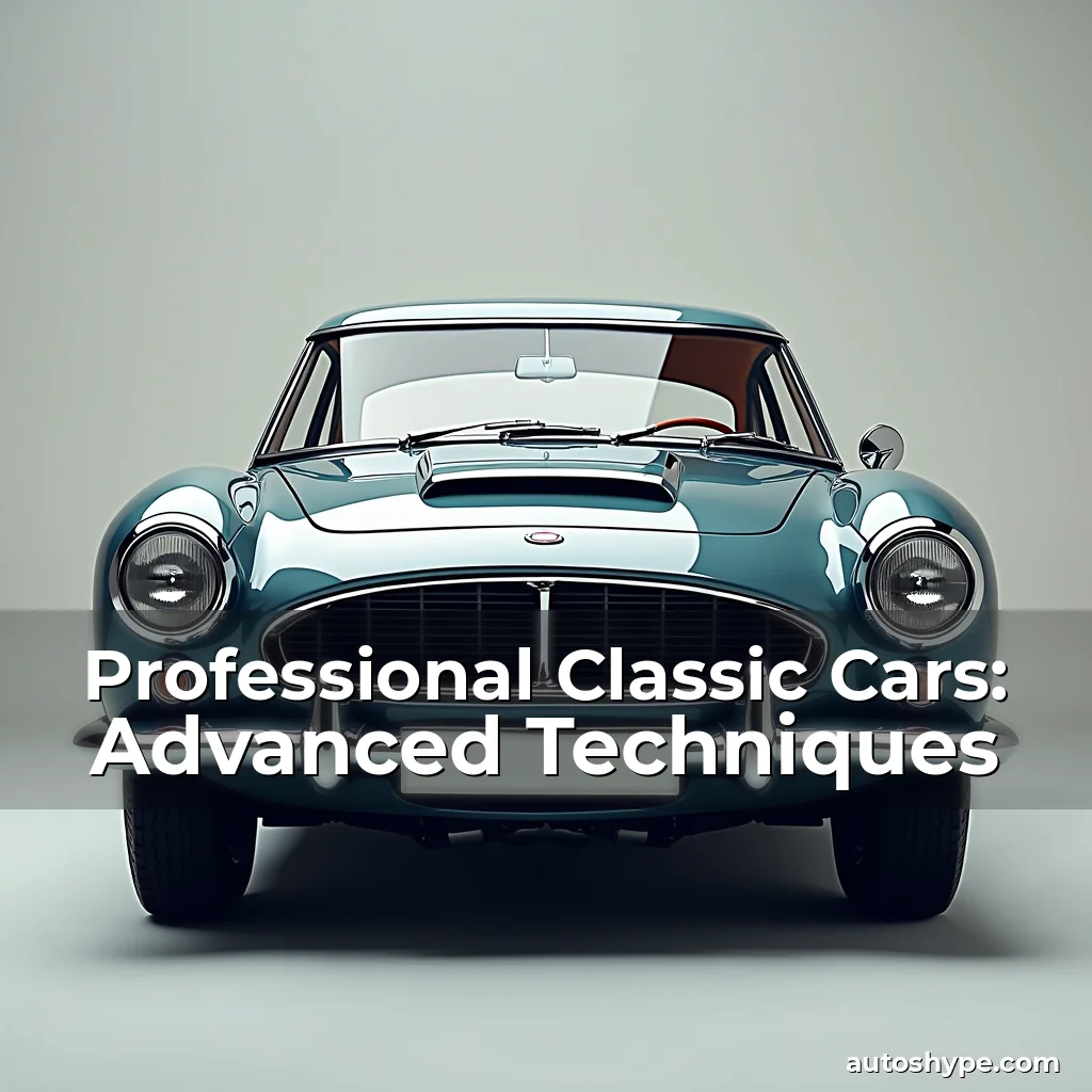 Artistic representation for Professional Classic Cars: Advanced Techniques