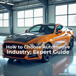 Artistic representation for How to Choose Automotive Industry: Expert Guide