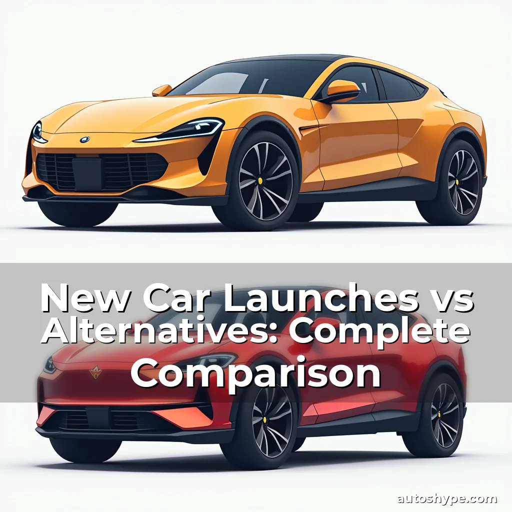 Artistic representation for New Car Launches vs Alternatives: Complete Comparison