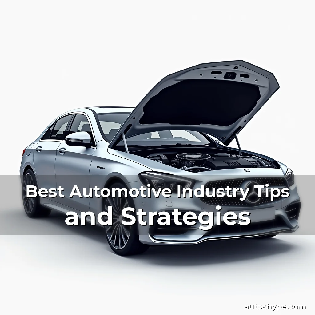 Artistic representation for Best Automotive Industry Tips and Strategies