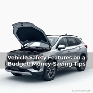 Artistic representation for Vehicle Safety Features on a Budget: Money-Saving Tips