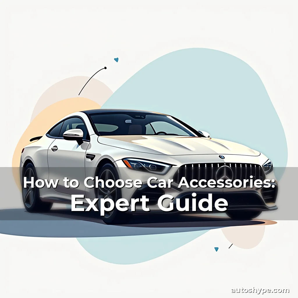 Artistic representation for How to Choose Car Accessories: Expert Guide