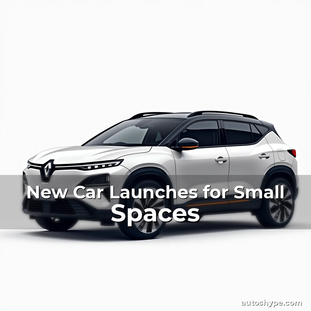 Artistic representation for New Car Launches for Small Spaces
