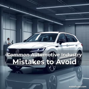 Artistic representation for Common Automotive Industry Mistakes to Avoid