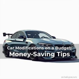 Artistic representation for Car Modifications on a Budget: Money-Saving Tips