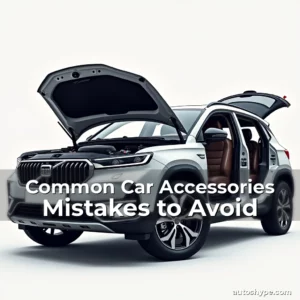 Artistic representation for Common Car Accessories Mistakes to Avoid