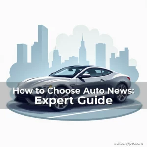 Artistic representation for How to Choose Auto News: Expert Guide