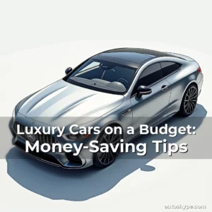 Artistic representation for Luxury Cars on a Budget: Money-Saving Tips
