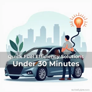 Artistic representation for Quick Fuel Efficiency Solutions Under 30 Minutes