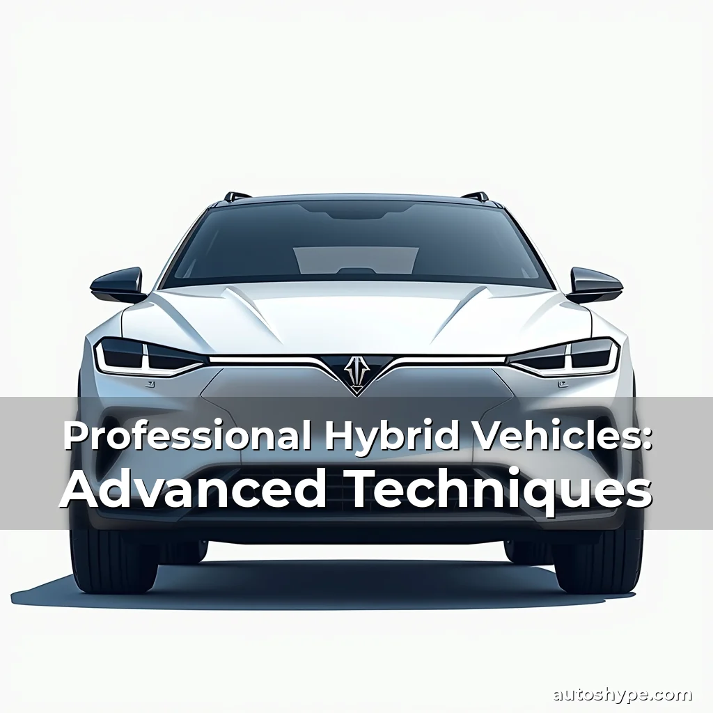 Artistic representation for Professional Hybrid Vehicles: Advanced Techniques