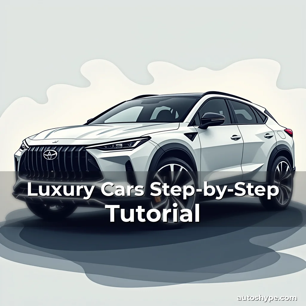 Artistic representation for Luxury Cars Step-by-Step Tutorial