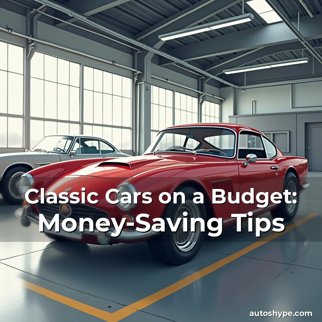Artistic representation for Classic Cars on a Budget: Money-Saving Tips