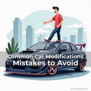 Artistic representation for Common Car Modifications Mistakes to Avoid