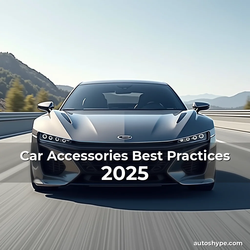 Artistic representation for Car Accessories Best Practices 2025