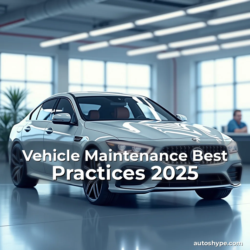 Artistic representation for Vehicle Maintenance Best Practices 2025